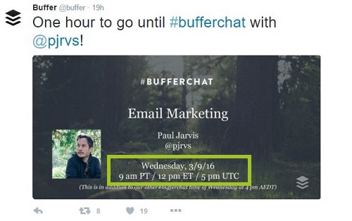 twitter chats