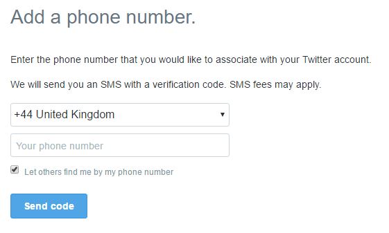 screenshot of locked account