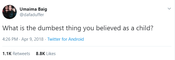 question tweet